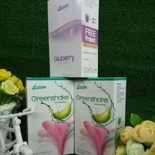 

PAKET 2 BOX GREEN SHAKE FREE 1 BOX GLUBERRY