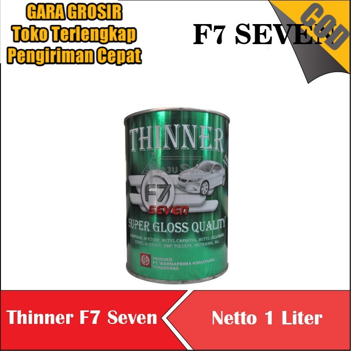 

THINNER F7 F SEVEN THINER PENGENCER CAT MINYAK BESI KAYU TINER F