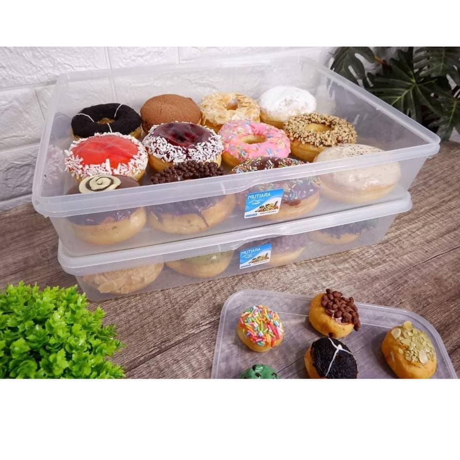 Kotak Donat KMP 5500ml / Kotak Donat Donali / Wadah Makanan / Tempat Sosis Bakar