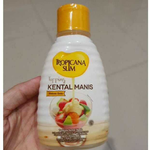 

TROPICANA SLIM Topping KENTAL MANIS Bebas Gula 150ml.