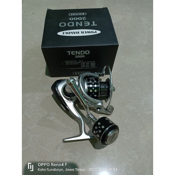 Reel kenzi Tendo ukuran 2000 power handle