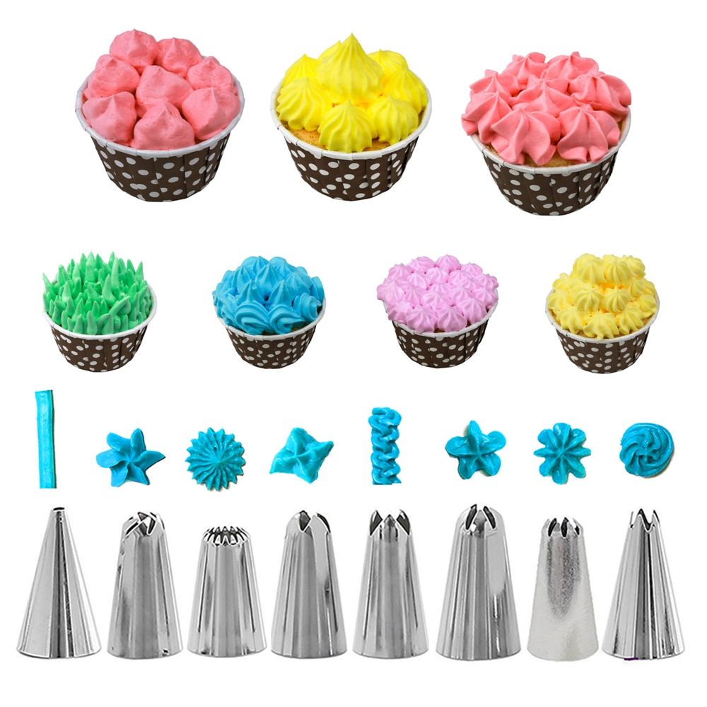 ELEGANT Practical Baking tools Multifunction Cake Decorating Cake Mold Utensils Set Diy 14-piece Scraper Converter Kitchen Accessories Kitchen Tools/Multicolor