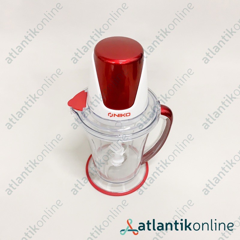 Food chopper blender 2 pisau 1.5 Liter 350 Watt NIKO Katana Red