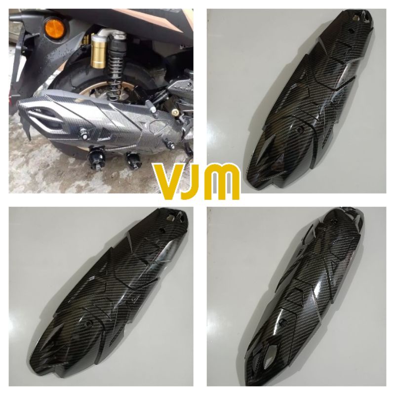 Cover Tutup Knalpot Nmax new Carbon GOZIMA