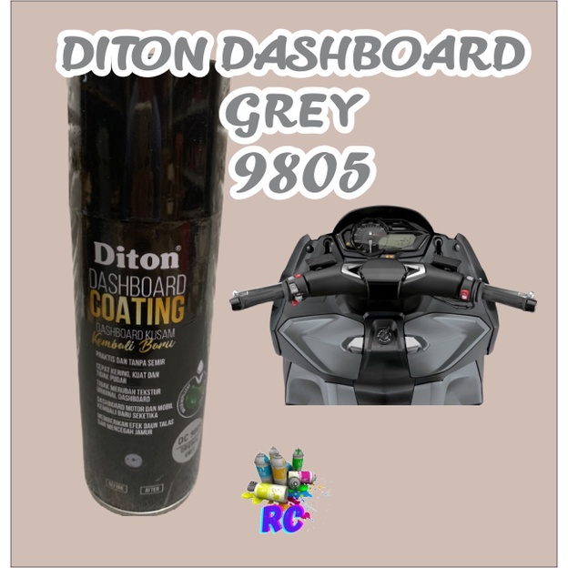 Cat Semprot DITON PREMIUM - DASHBOARD COATING ORIGINAL GREY DC 9805