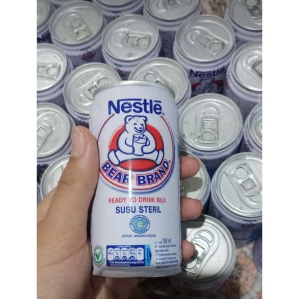 

Susu beruang / bear brand 189ml / susu steril / milk /bear brand milk
