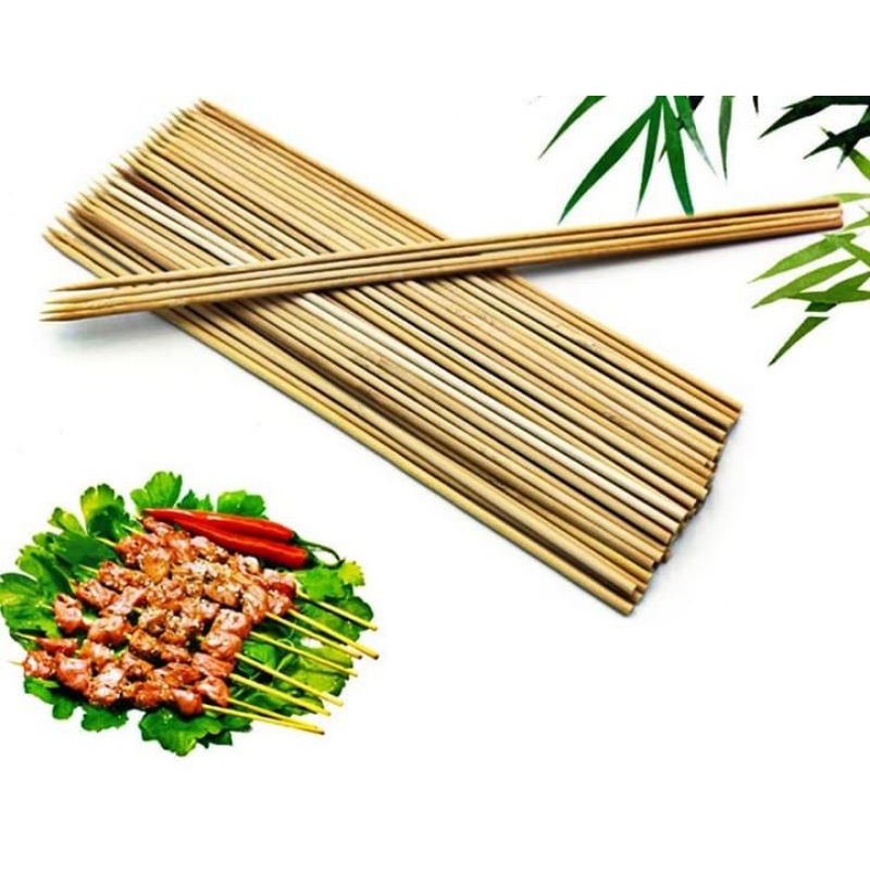 Tusuk sate bambu alami tusuk sate kambinng ayam serbaguna