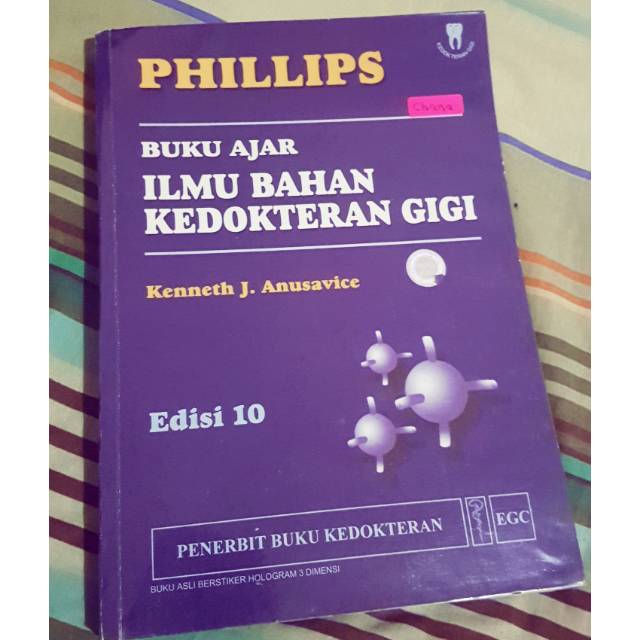 EGC PHILLIPS BUKU AJAR ILMU BAHAN KEDOKTERAN GIGI EDISI 10 ANUSAVICE READY PALEMBANG