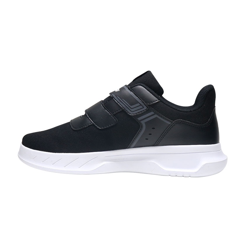 Precise Derell W Sepatu Sneakers Sekolah - Black/White