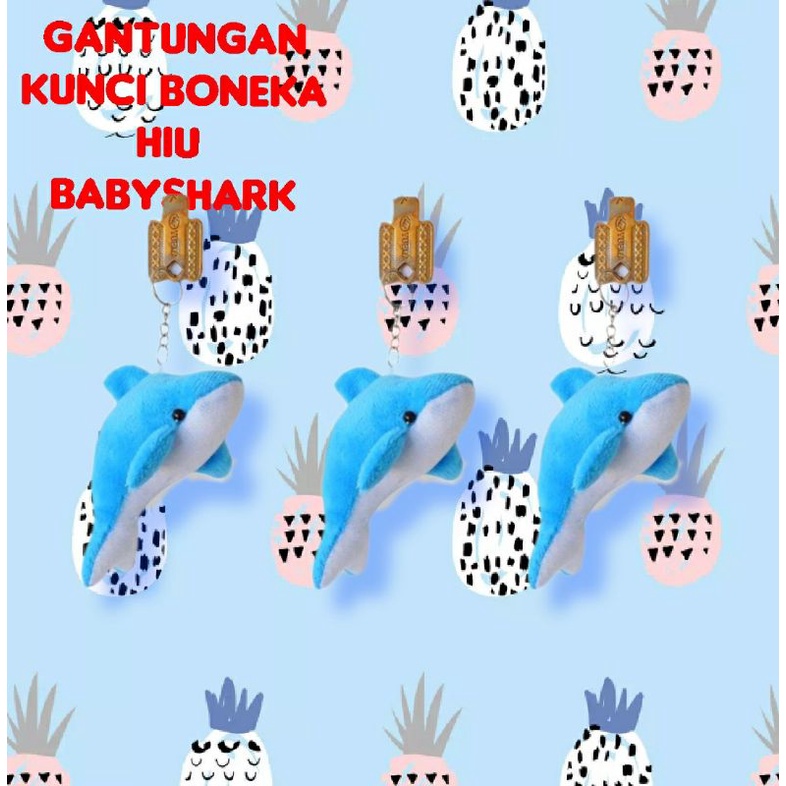 GANTUNGAN BONEKA DOLPHIN / LUMBA-LUMBA / HIU / BABY SHARK