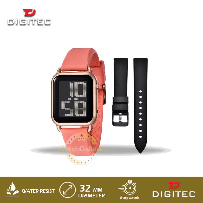 Jam Tangan Digitec MDG6090T MDG-6090T Extra Strap ROR-4B
