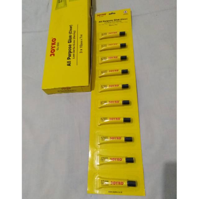 

Lem cair joyko bening serba guna satu tube 7 ml