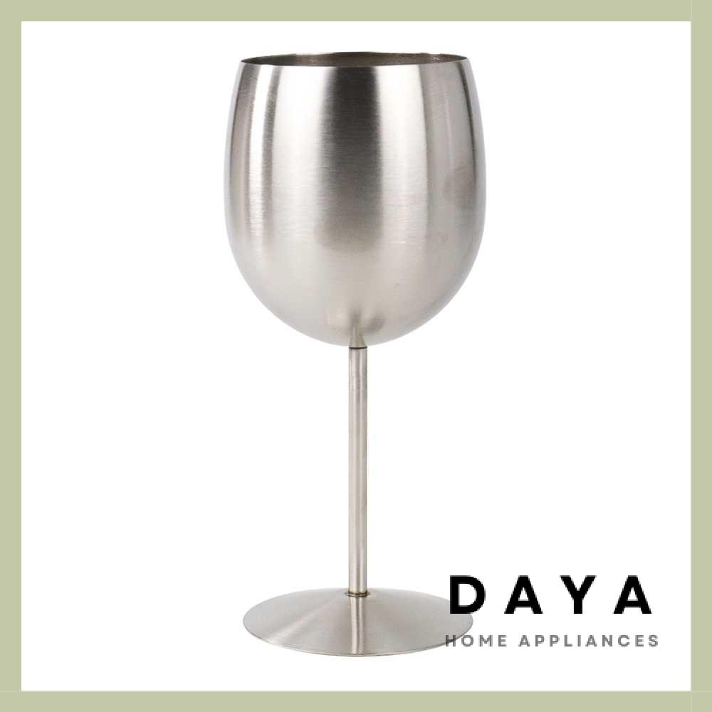 Jual Gelas Stainless Steel Champagne Dan Wine Goblet 330ml Shopee