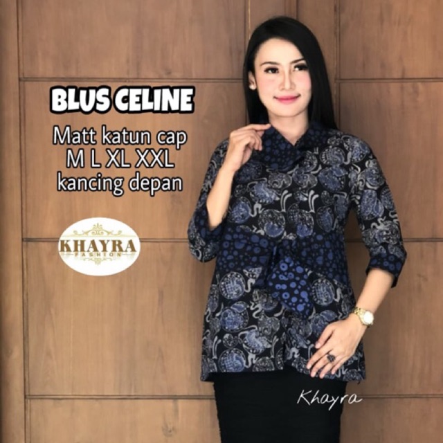 Blouse Batik Seragam Celine