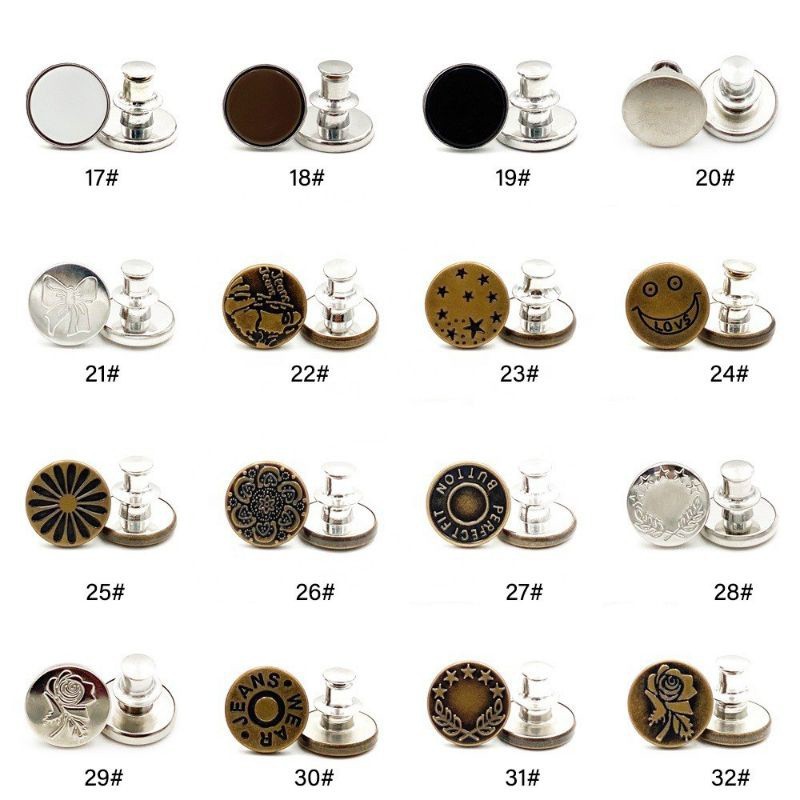 Kancing Celana Jeans Magic Button Adjustable Kancing Ajaib Perfect Fit Button PGM KP16