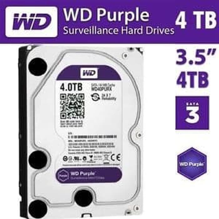 WD PURPLE PC 3,5 - 4TB