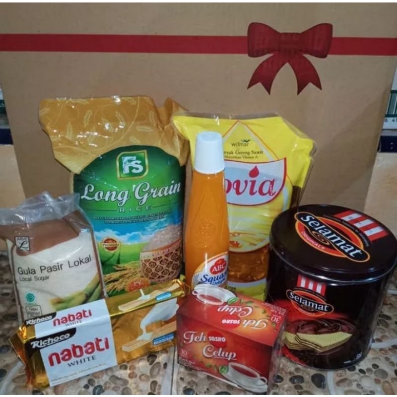 

(FREE AMPLOP LEBARAN) Parcel Lebaran Sembako Murah Surabaya