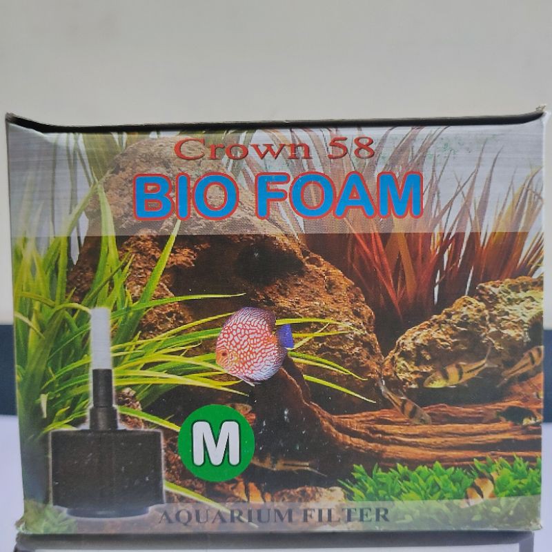 BIOFOAM BIOSPONGE CROWN 58 SIZE M mini filter internal filter Penyaring Aquarium Aquascape