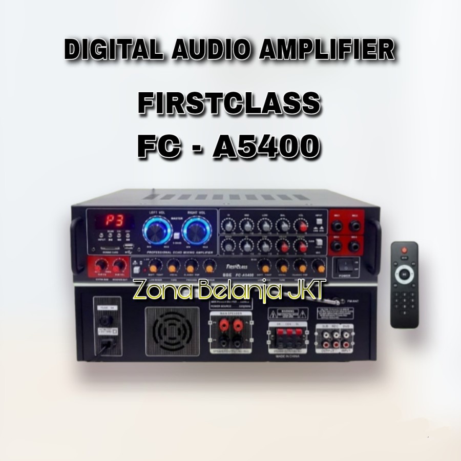 Amplifier Karaoke Audio Firstclass FC A5400 Digital BBE USB Bluetooth