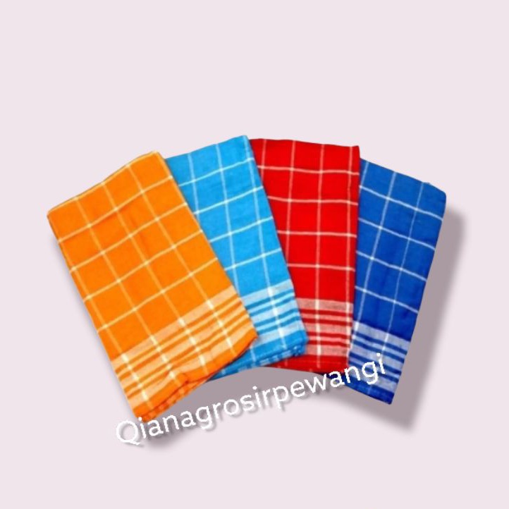 Serbet Dapur warna kain lap tangan isi 12 pcs