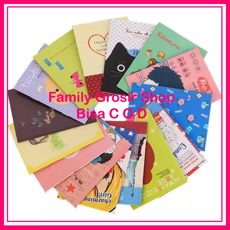 Note book mini buku tulis memo kecil lucu isi 20 lembar