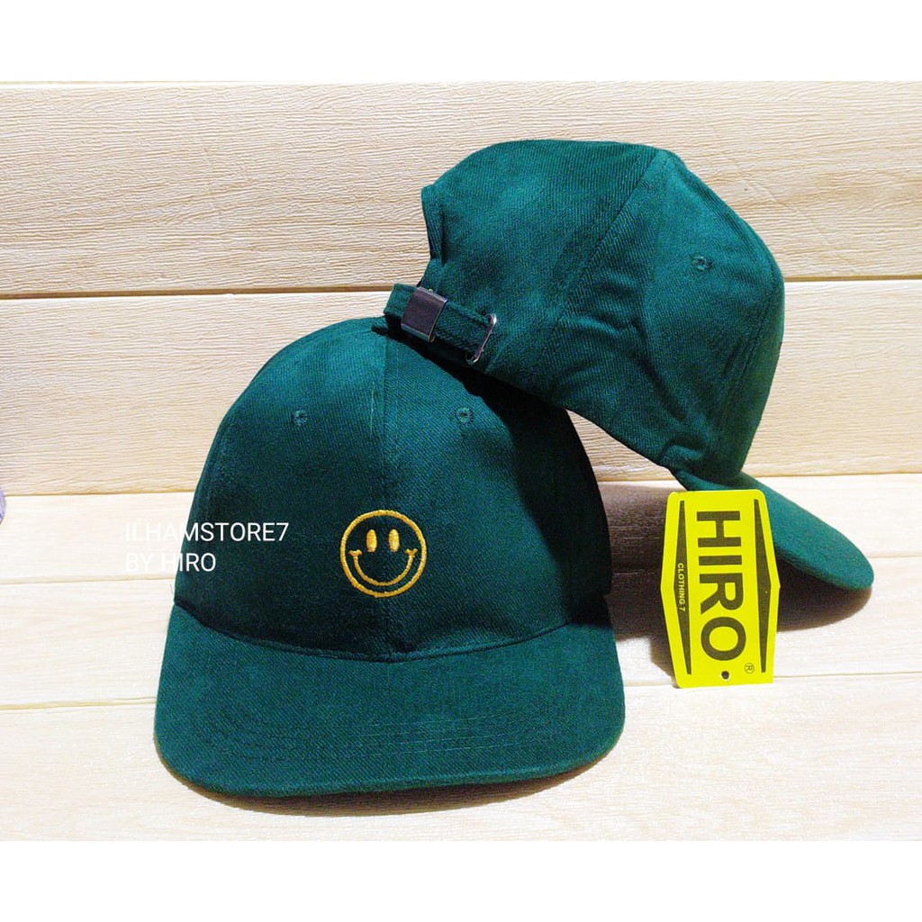 [COD]Topi Snapback Bordir SMILE New Model/Topi Original/Topi Keren Terlaris