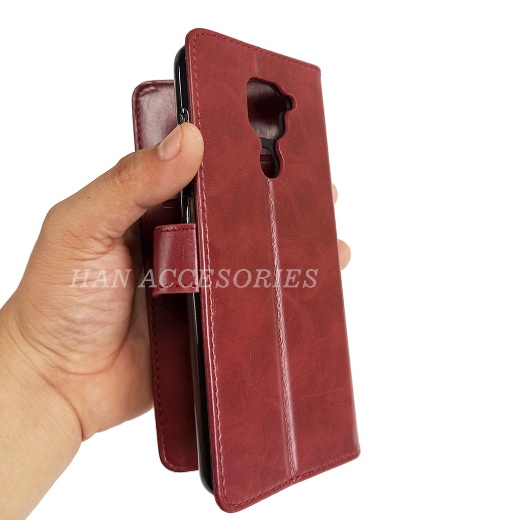 Xiaomi Redmi Note 8/Note 8 Pro/Note 9/Note 9 Pro Original Fashion Selular Flip Leather Case - Flip