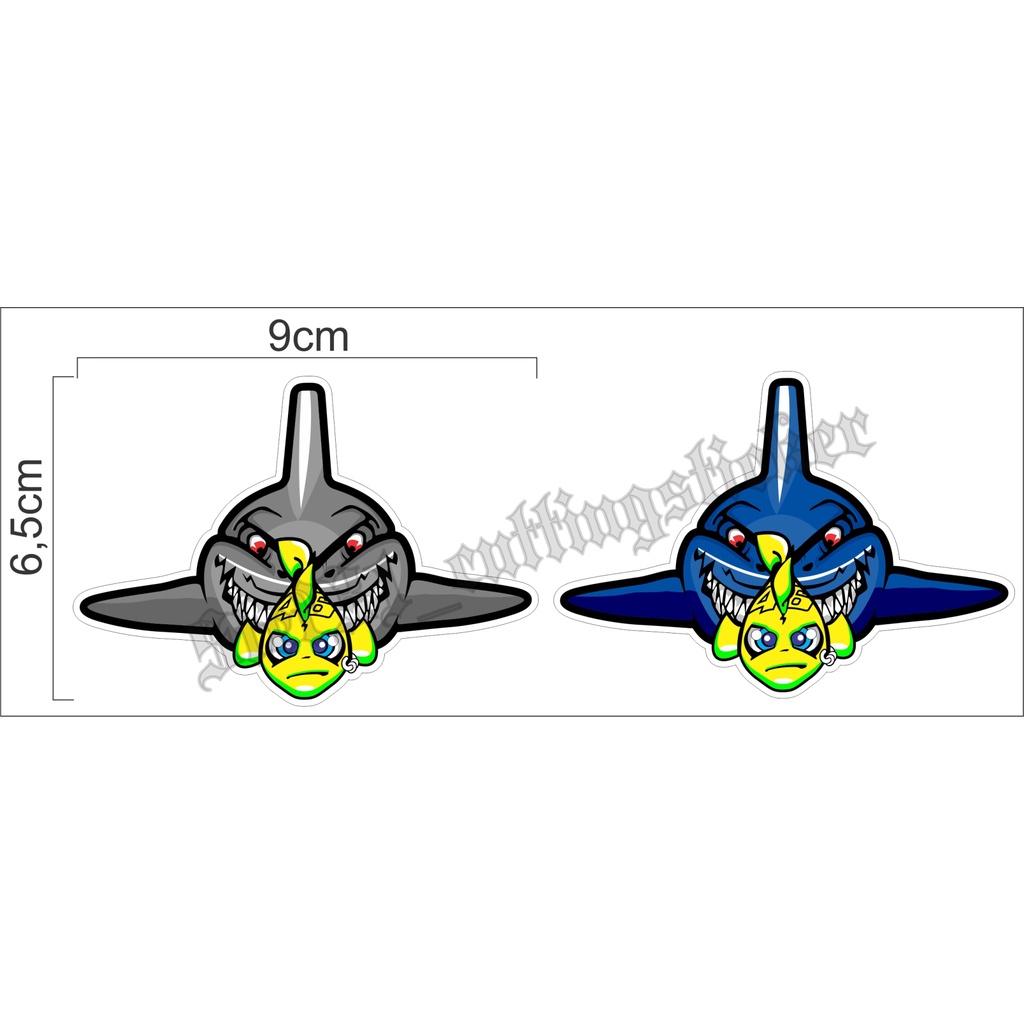 sticker printing hiu rossi, rossi 46