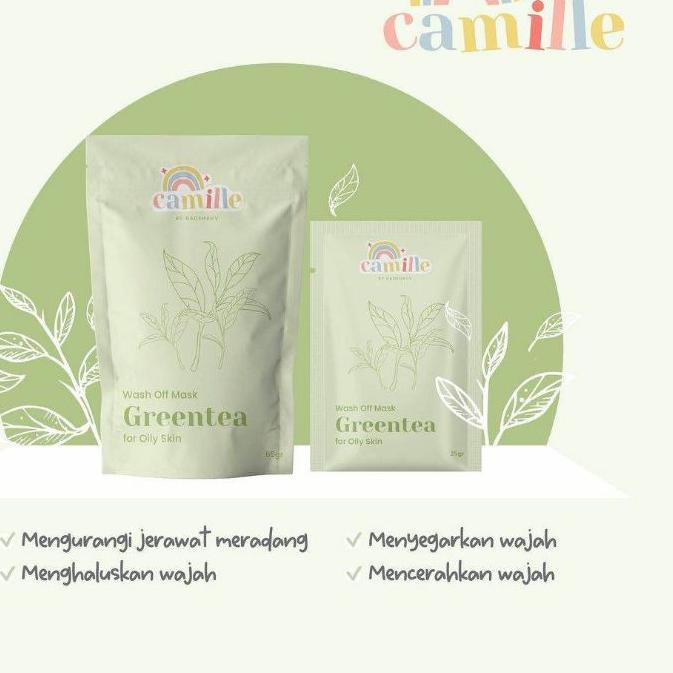 Camille Beauty Off Mask Greentea Original BPOM