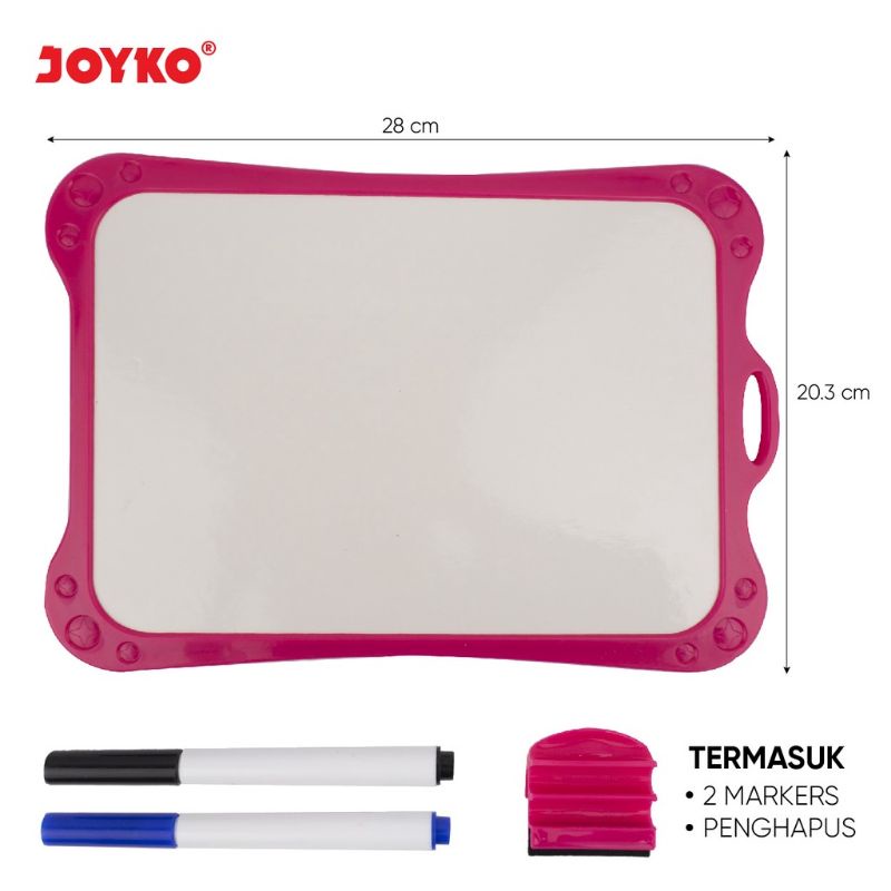 Papan Tulis Putih Set Whiteboard Set Joyko WBS-170CO