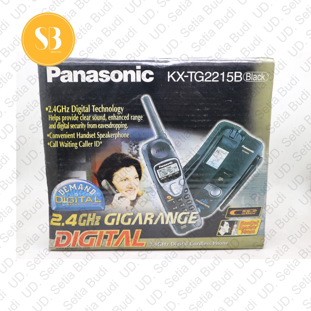 Telepon Wireless Cordless Panasonic KX-TG2215B TG 2215 Baru dan Murah