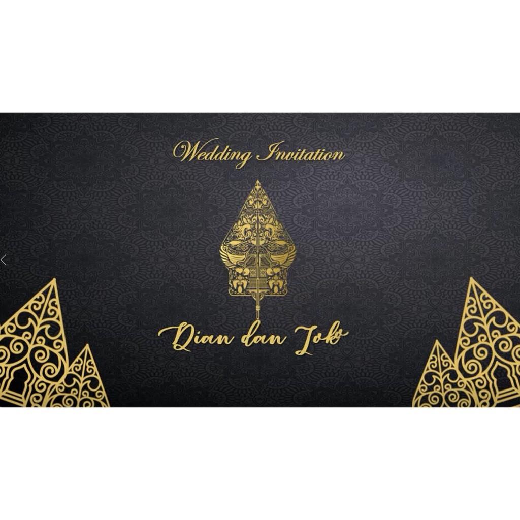 NEW Video Undangan Digital - Undangan Video Digital Pernikahan - Video Digital Undangan - RCB018