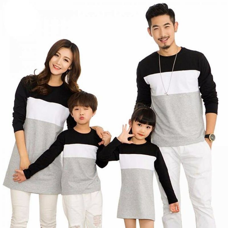 Kaos set family/kaos couple keluarga/baju sarimbit