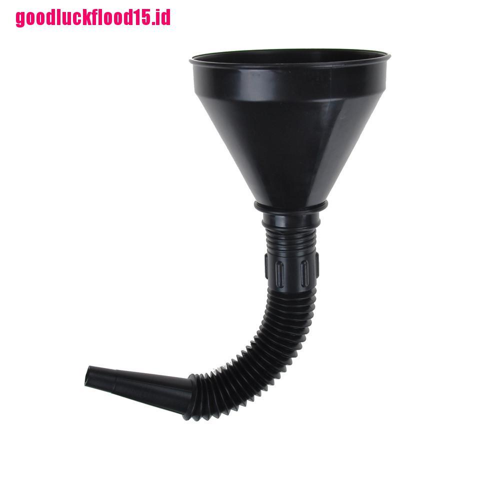 {LUCKID}Black Flexible Car Motorcycle Funnel Spout Mesh Screen Strainer Gasoline