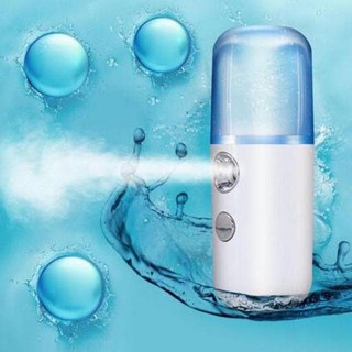 Nano Spray Usb Portable Perawatan Wajah Melembutkan Kulit Muka Portable Mist Mini Kipas Angin Nano Spray Multifungsi 3 In 1