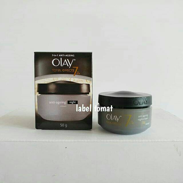PROMO OLAY Anti - Ageing night cream 
Total Effect 7in1 ( Pelembab Krim Malam )