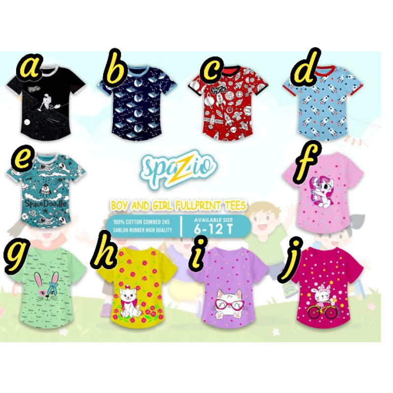 spazio Boy n girl full print