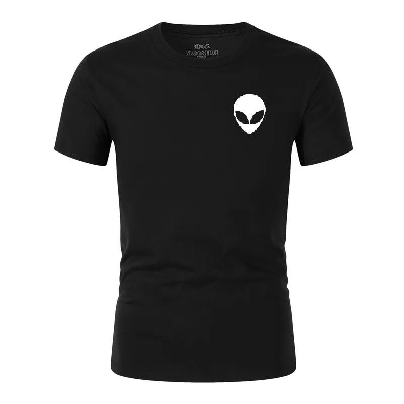 Kaos Pria Alien Baju Oblong Lengan Pendek Tshirt Atasan Lelaki Dewasa Cod