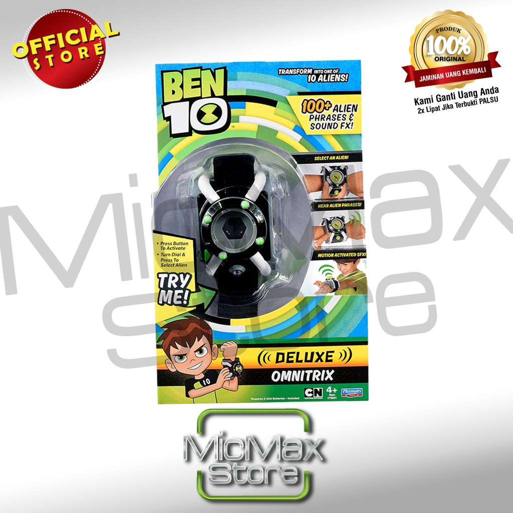 Ben 10 Deluxe Omnitrix jam tangan ben10