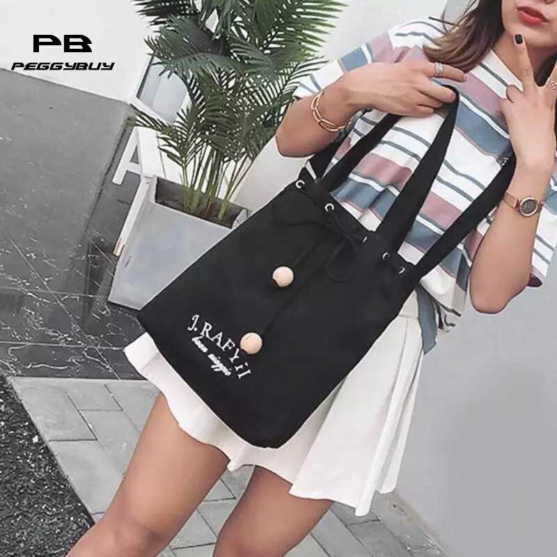 Twenty Bag - Tas Tote Bag Wanita Resleting Terbaru 2022 Aesthetic Kekinian Motif Carakter J.RAFHY Serut Bandul Korea Style Multifungsi