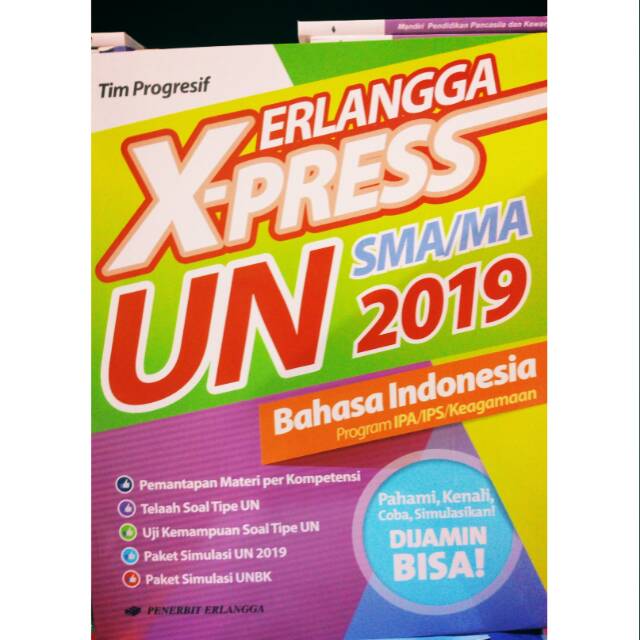 Xpress Un Sma 2019 Bahasa Indonesia Bonus Kunci Jawaban Penerbit Erlangga Kurikulum 13 Revisi