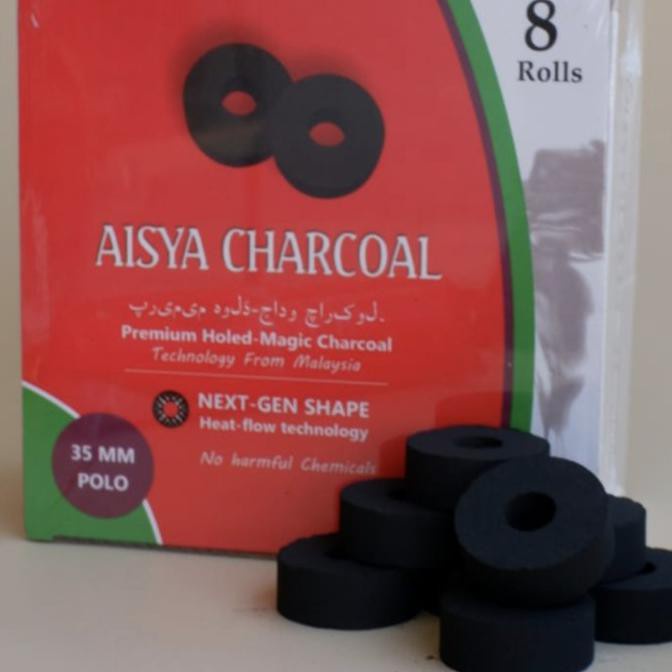 Arang Magic AISYAH Areng Pembakar Bukhur DUPA Charcoal Areng Magic Roll