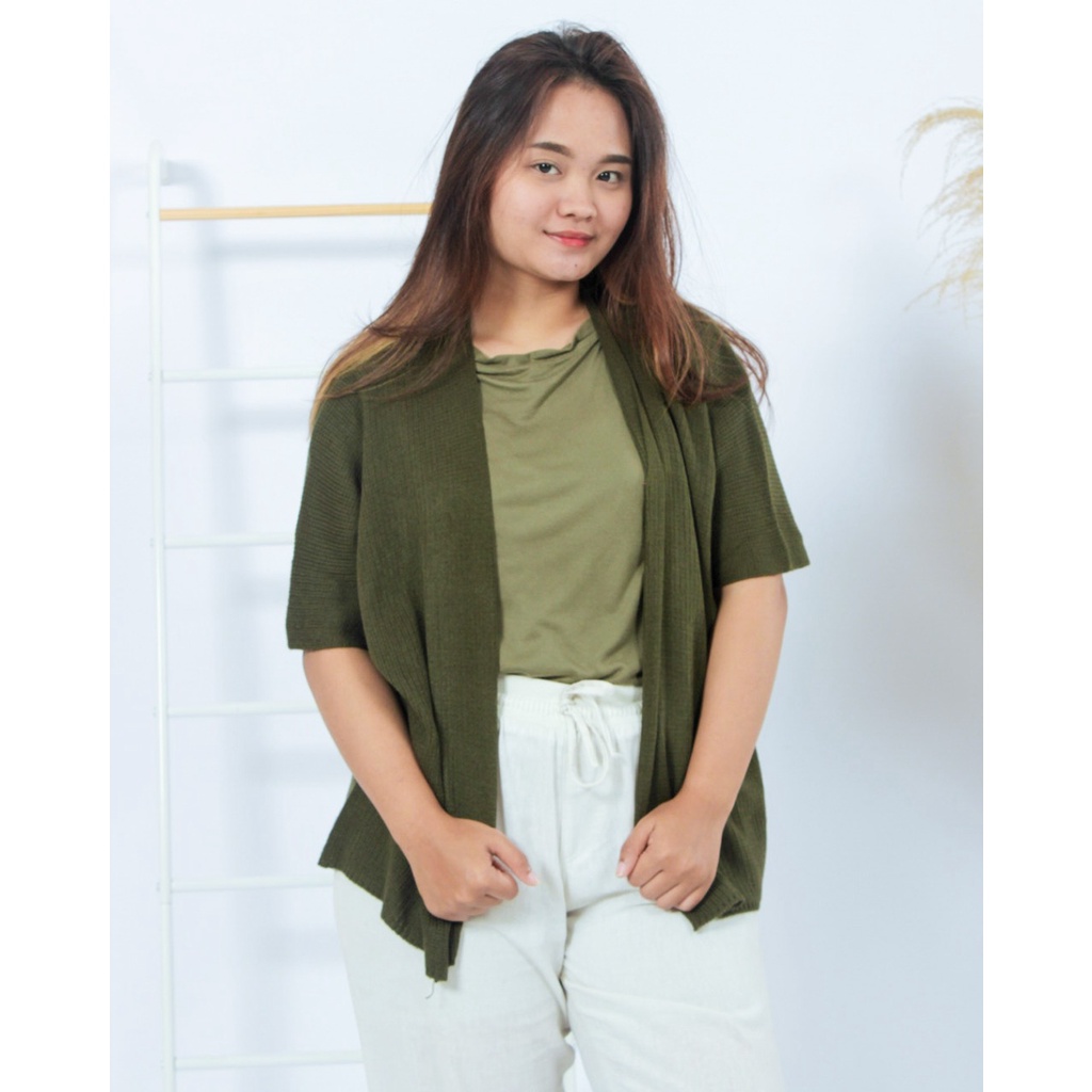 TokoMilkan - Cardigan Rajut Wanita Lembut YUKATA Batwing Outer