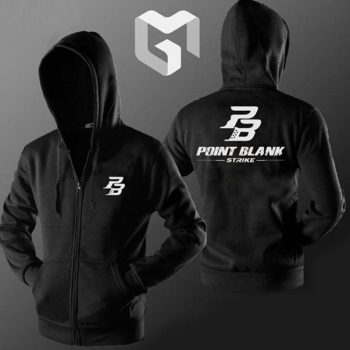 Jaket Hoodie Sweater Point Blank Strike Sweatshirt Zipper