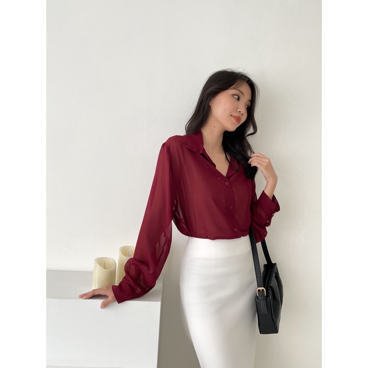 Kadaka T-0301 Longsleeve Chiffon Shirt