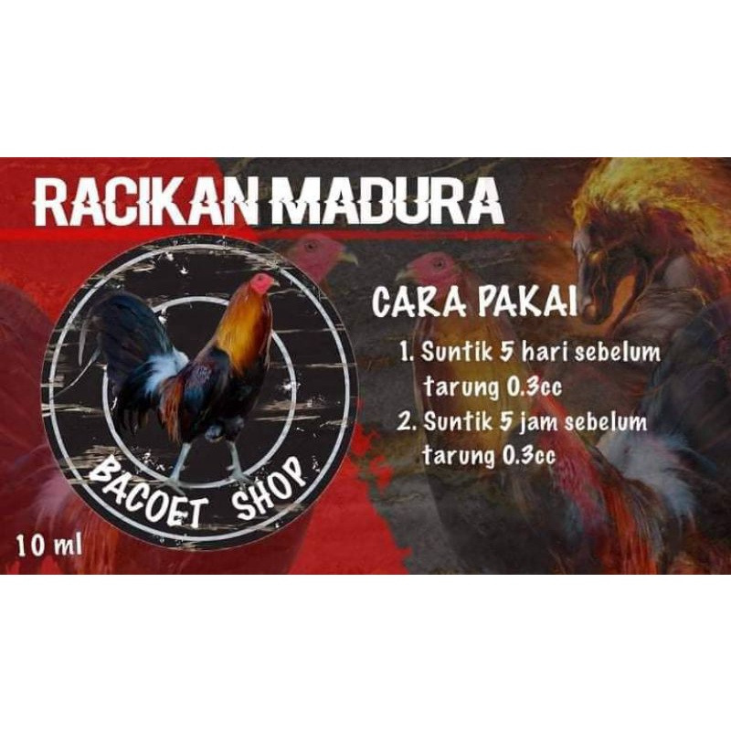 RACIKAN MADURA Doping ayam Aduan