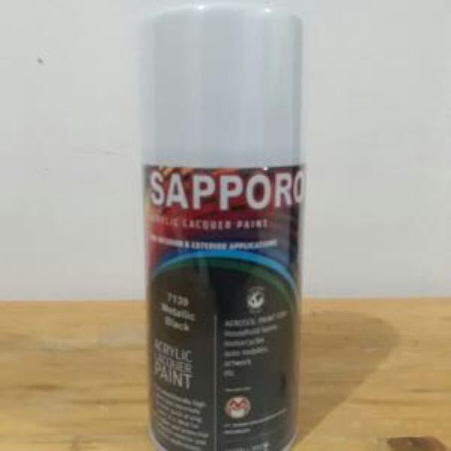 SAPPORO SPRAY BLACK METALLIC 7139 300 ml
