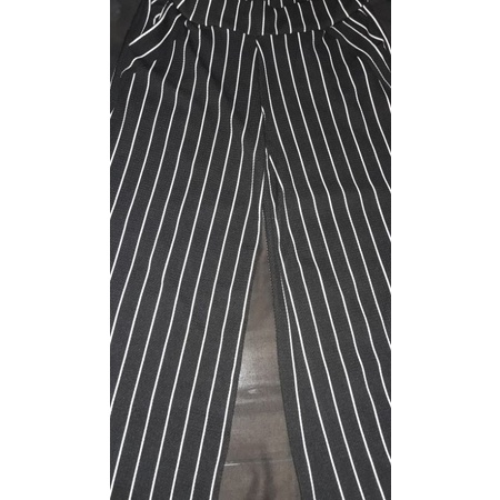 Preloved Celana Kulot Salur Garis garis