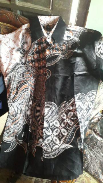 Kemeja Batik Pria Ppbtk07 Wsa04 Kemejapria/kemejabatik/kemeja Batik Batik Hrb026 Kenongo Kode B