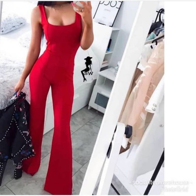 Jumpsuit merah
